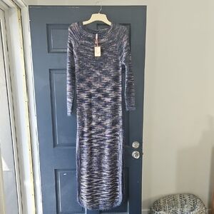 RAGA Blue and White Knit Sweater